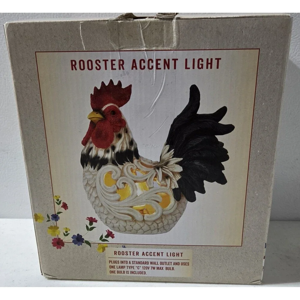 Cracker Barrel Rooster Accent Light